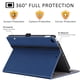 thumbnail image 3 of Funda para tablet ZtotopCases para iPad 10.2" de cuero sintético PU color azul marino, 3 of 8