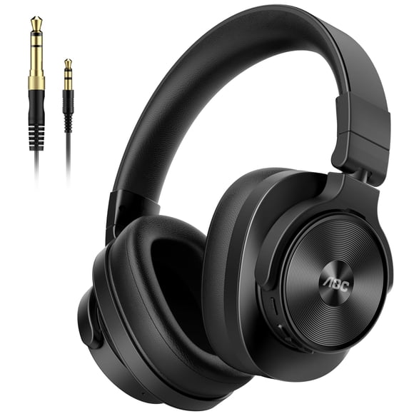 Auriculares AOC Bluetooth para colocar sobre las orejas, monitor de estudio y mezcla para DJ