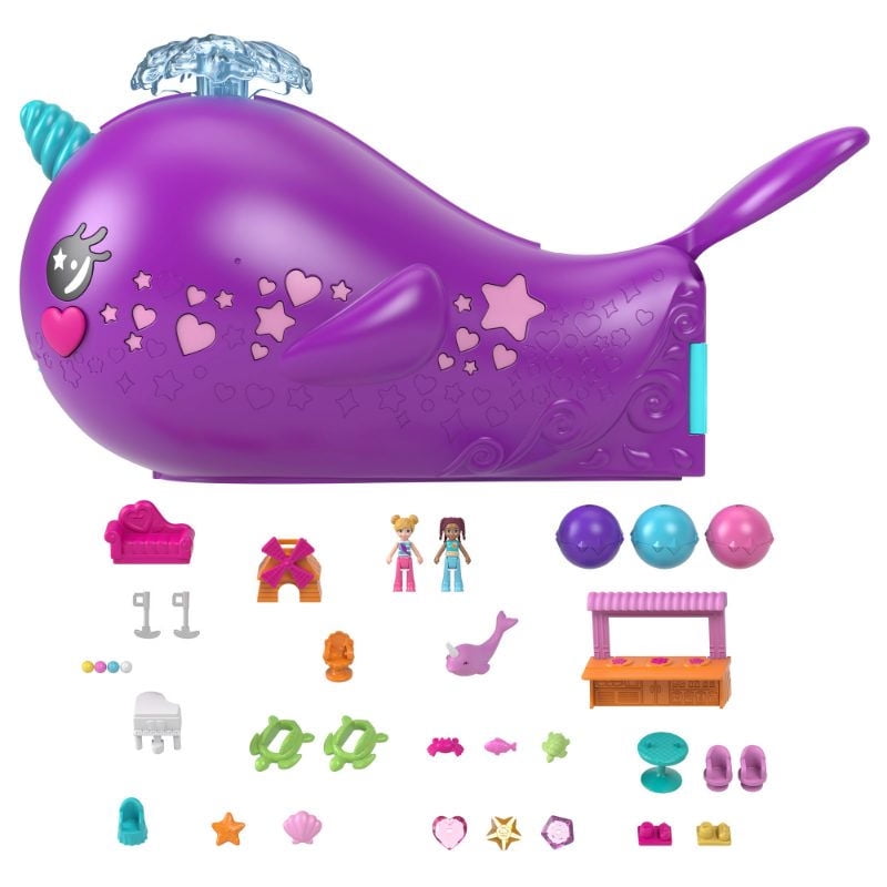 Polly Pocket - Playset Narval Mágico Bahía Mágica.