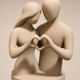 thumbnail image 1 of Escultura- Pareja de Enamorados, 1 of 2