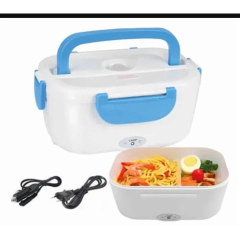 Click Ventas - Lonchera Práctica Calentadora Eléctrica Para Auto Y Oficina Azul