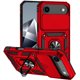 thumbnail image 1 of Funda Resistente Anillo Soporte iPhone 17 Air Privacidad Cámara Montaje Magnético Rojo, 1 of 6