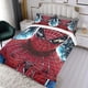 thumbnail image 3 of Spiderman Hombre Araña Conjunto de sábanas temático, trío de piezas, cómodo y amigable con la piel, diseño único, regalo de decoración para el hogar para familiares, amigos y fans, 90 cm * 190 cm, 3 of 6