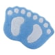 thumbnail image 3 of Alfombra de pie linda para pies grandes alfombras de ba?o Estera para pies Estampado de pies Azul 40x60cm, 3 of 5