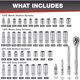 thumbnail image 2 of EACELIY Juego de 44 dados de impacto con encastre de 3/8 pulgadas, 2 of 3