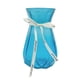 thumbnail image 1 of Florero Jarron Vidrio 19Cm Alto Flores Deco Azul, 1 of 2