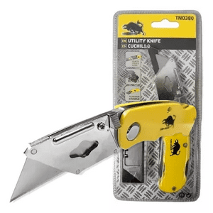 Genérico - Cuchillo Cartonero Retráctil Tipo Navaja, Repuesto De 6 Hojas