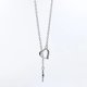thumbnail image 4 of Collar Love Music, Plata 925 Circonitas Pavé, Corazón Música Plateado, 4 of 4