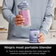 thumbnail image 2 of Ninja Blast Max, Portable Blender + Twist & Go, Personal Blender, Ninja Blender, Smoothie, Blend, Ice Crush, 3 Programs, Cordless, 22 oz removable Vessel, Dishwasher Safe, Leakproof, Lavender, BC251LD, 2 of 3