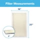 thumbnail image 2 of Filtro de Aire HVAC Filtrete 15,7x19,7x2 cm MERV 5 Paquete de 6, 2 of 9