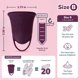 thumbnail image 5 of Copa Menstrual Reutilizable Uva Talla B Flujo Abundante – Kit, 5 of 9