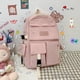 thumbnail image 1 of New Fashion Student High Capacity Waterproof College Backpack Trendy Girls Canvas Shoulders School Bags Boy Travel Book Bag, 1 of 3