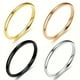 thumbnail image 2 of 1pc Unisex Couples Ring Set - 2mm Stainless Steel Stackable Rings for Engagement and Wedding, 2 of 4