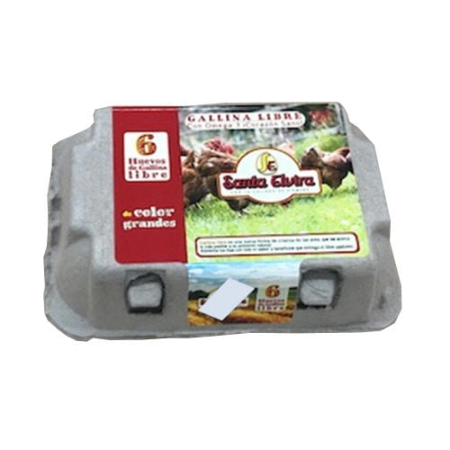 Huevos Color Gallina Feliz + Omega 3 6 Un 6 Un Santa Elvira