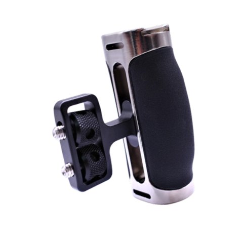 Bothyi - Jaulas Para Cámara Con Asa Lateral, Portátil, De Aleación De Aluminio, Para Fotografía, Color Plateado