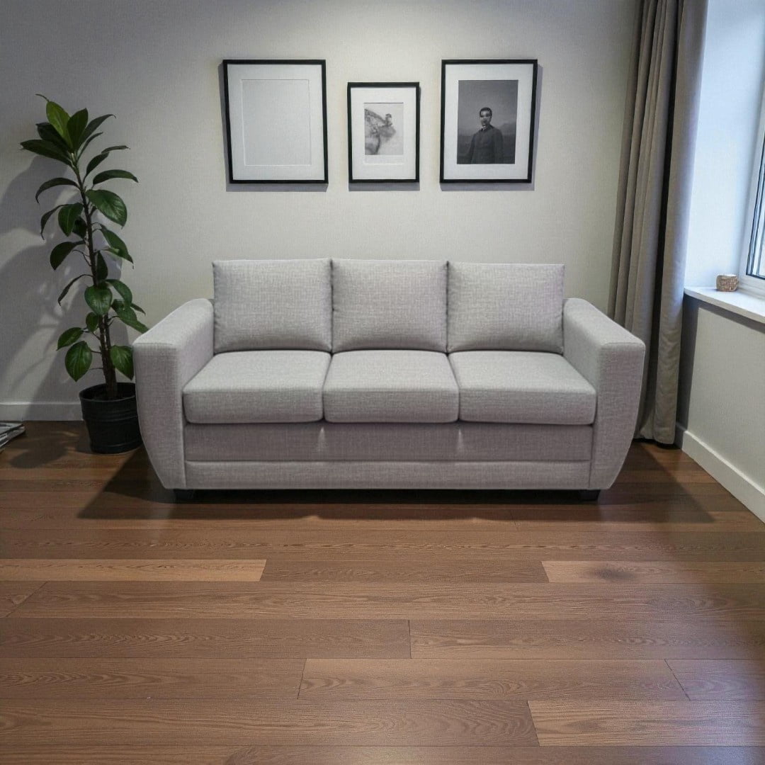 Diseños Valestrini - Sofa Sodi Tres Cuerpos Lino Gris Claro