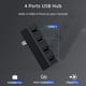thumbnail image 2 of Hub Usb De 4 Puertos Usb 2 0 Para Xbox Series X s, 2 of 8
