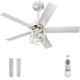 thumbnail image 1 of Ventilador de Techo YOUKAIN YJ632 42 in DC, 6 Velocidades, Brushed Nickel, 1 of 3