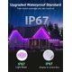 thumbnail image 5 of Luces exteriores Nexillumi RGB de 400 pies con control remoto IP67, 5 of 9