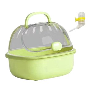 Ioensy - Estuche De Transporte Para Hámster, Jaula, Accesorio Para Hámster, Erizo, Hurones, Color Verde