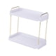 thumbnail image 5 of Estante De Almacenamiento Para Encimera, Sólido, Duradero, Apilable Para Comedor Al Aire Libre, Cocina, 2 Capas, Blanco, 5 of 5