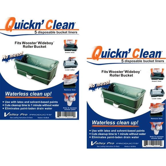 Revestimientos para balde Valley Pro Quickn'Clean, paquete de 2 de 10 unidades