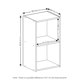 thumbnail image 2 of Librería Furinno Luder en forma de cubo de roble francés de 2 niveles, 2 of 6