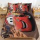 thumbnail image 4 of Cartoon Cars Lightning McQueen Bedding Set - 3Piece Kids Bedding, 4 of 5