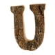 thumbnail image 2 of Handcraved Letras De Madera Números De Puerta Letra Del Alfabeto Dirección Flotante Nombre U, 2 of 5