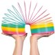 thumbnail image 2 of Muelle helicoidal Jumbo Rainbow de Toy Liberty Imports, 15 cm, para niños, 2 of 7
