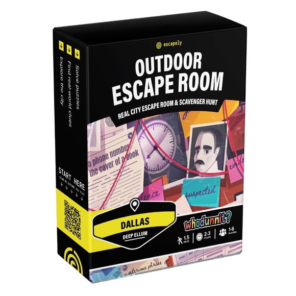 Sala de Escape Escapely Dallas 1‑6 jugadores 1,6 km