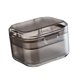 thumbnail image 2 of Tportable Denture Case Contenedor Impermeable Drenaje Organizador Titular Remojo Negro, 2 of 4