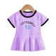 thumbnail image 1 of Vestido Niña Algodon Verano Manga Corta Butterfly Morado multicolor 2, 1 of 2