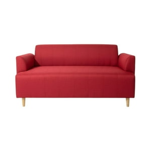 Diseños Valestrini - Sofa Irlanda Dos Cuerpos Lino Rojo