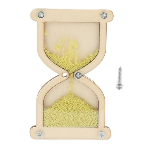 Accesorio De Tablero Ocupado De Reloj De Arena De Madera, Juguete