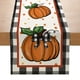 thumbnail image 1 of 1pc Autumn Maple Leaf Pumpkin Polka Dot Orange Home Decoration Table Flag 13inx72in, 1 of 5