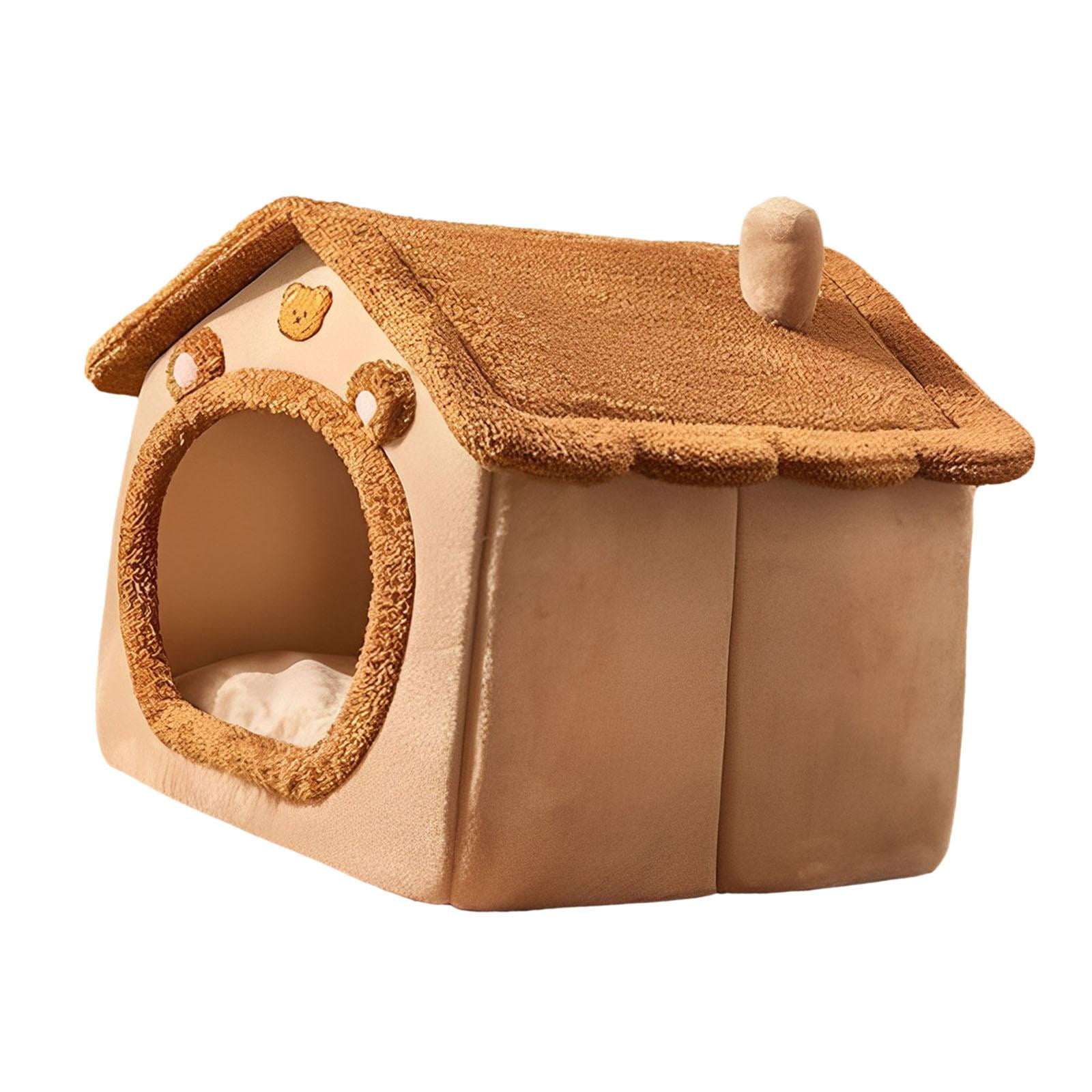 Ioensy - Cama Nido Para Dormir Para Gatos, Cama Con Cremallera De Dibujos Animados Para Perros, Casa Extraíble Para Perros Y Gatos, 45cm X 40cm X 45cm