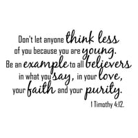 Rienda Libre Graphics - Decomural Don'T Let Anyone Think Less Bible Ws-34059