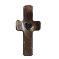 Magideal - Cruz De Oración Cristiana, Cruz Adherente, Tamaño De Bolsillo, Cruz De Madera Cómoda, Cruz De Madera De Mano Para Oración, Regalo De Oración De Pascua