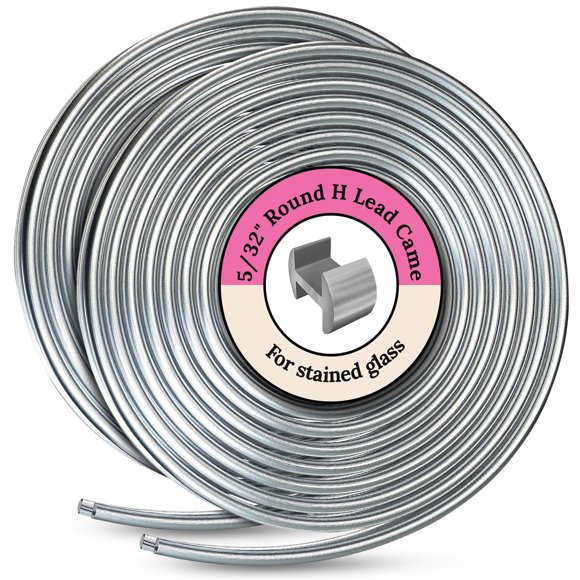 Cincel de plomo Glassco 5/32" redondo H 150 cm (12 ft)