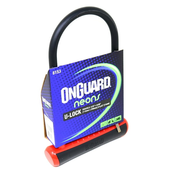 Candado U-Lock Ns Std 115x230mm Rojo