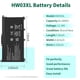 thumbnail image 2 of Batería DMKAOLLK HW03XL 41,04 Wh 11,34 V para HP Pavilion, 2 of 6