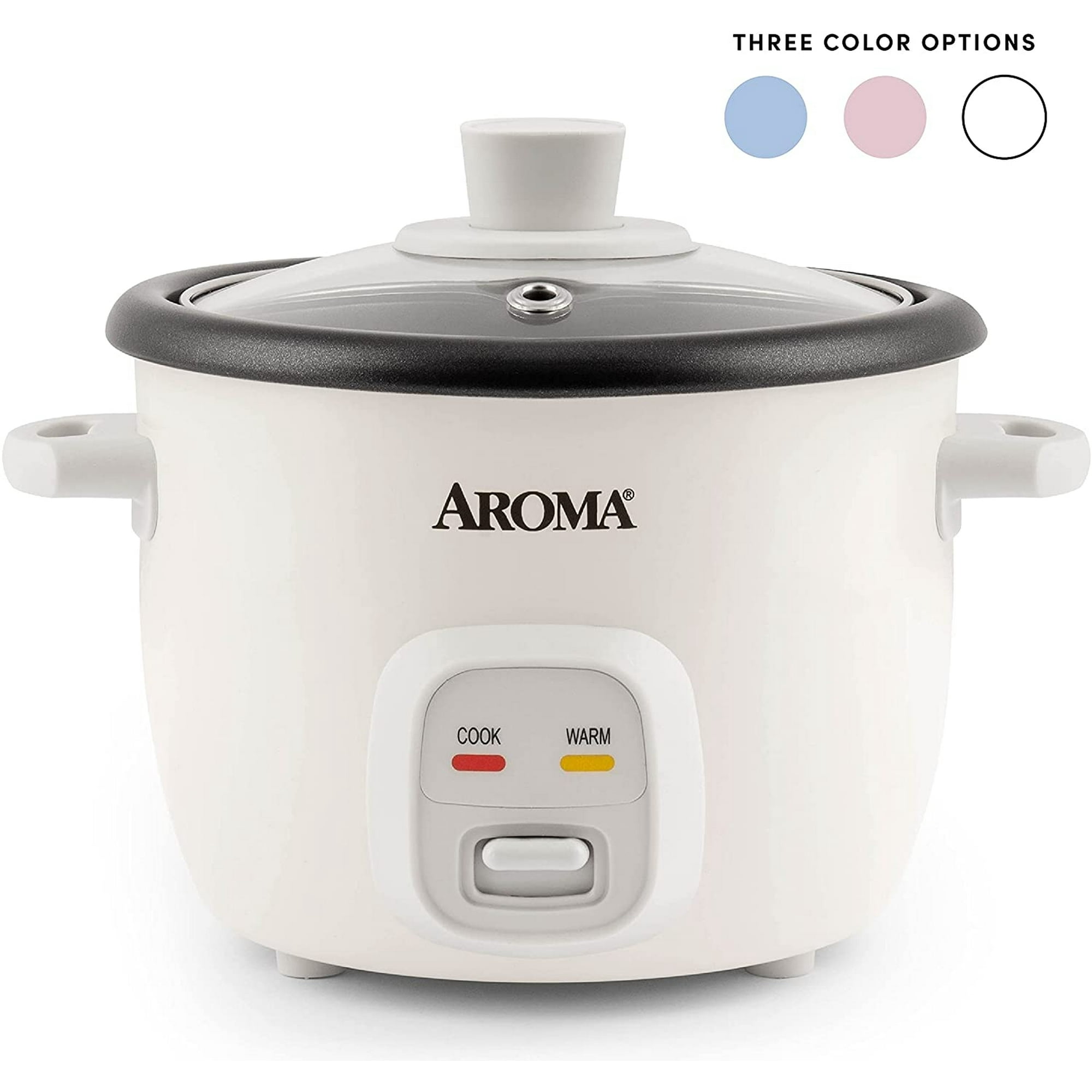 Arrocera Aroma Housewares Cocinador De Granos 4 Tazas Color Blanco