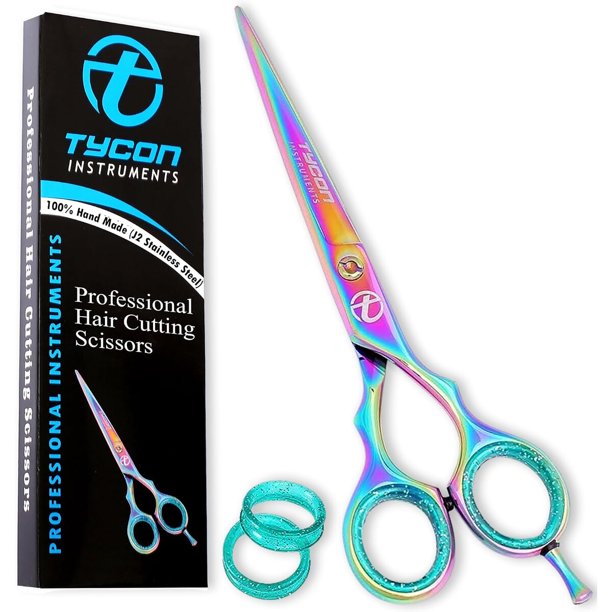 Tycon Instruments Tijeras Profesionales para Cortar el Cabello de 6,5 Pulgadas, Acero Inoxidable