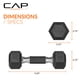 thumbnail image 4 of Mancuernas recubiertas CAP Barbell de 2.5 kg, par, 4 of 6