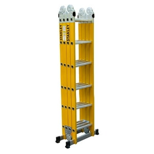 Doer - Escalera Stanley Articulada Dieléctrica 150Kg 4X6