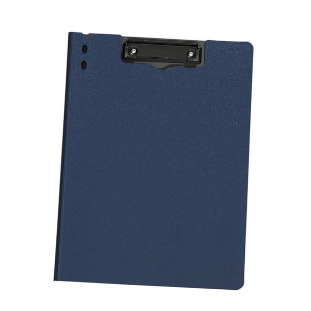 Carpeta Con Abrazadera, Carpeta Multiusos A4 Para Documentos, Papel De Prueba, Tareas, Vertical, Azul