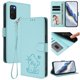 thumbnail image 2 of Funda de Gato tipo Libro para Samsung Galaxy S20 FE, Verde Claro, 2 of 6