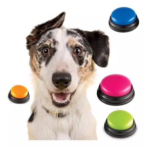 Defensor - Set De 4 Botones De Comunicación, Para Perro, Gato, Mascotas