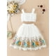thumbnail image 2 of 2pcs Baby Girls Camisole Top & Mesh Flower Skirt Set Clothes, 2 of 5